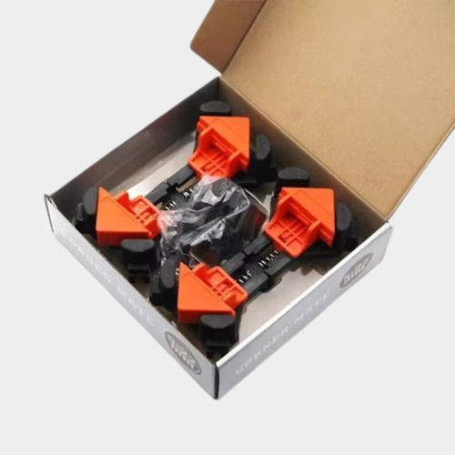 Kit 4 Pçs Sargento Angular 90ºgraus Marcenaria Aperto Rápido