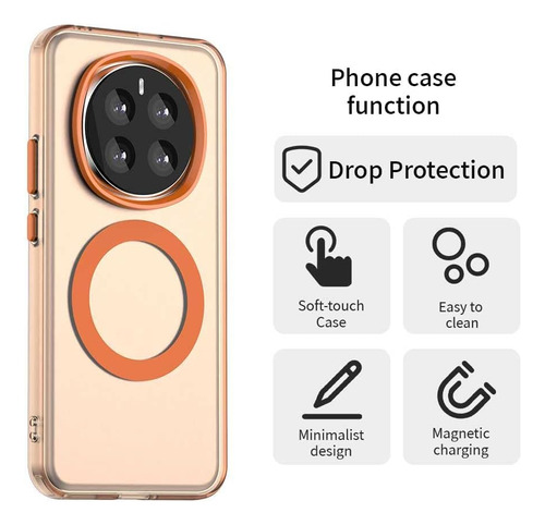 Funda Para Honor Magic7 Pro 5g Funda Para Honor 400 Pro X8c X9b X50 X60 X9c Funda Magnética De Piel Mate A Prueba De Golpes