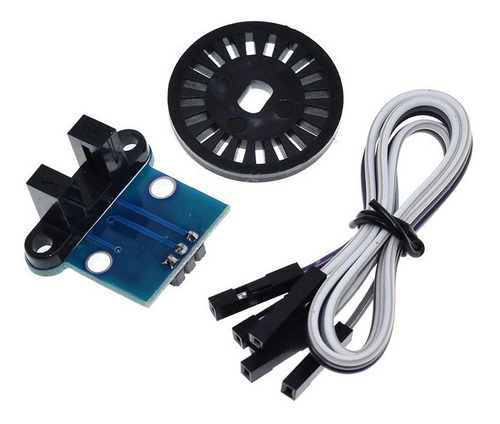 Sensor Velocidad Encoder + Rueda Hc-020k 20ppr Arduino