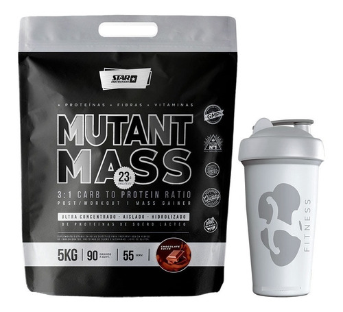 Mutant Mass Star Nutrition 5kg Ganador + Vaso Mezclador
