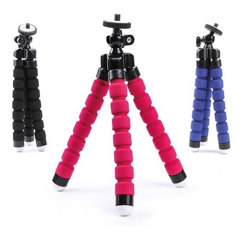 Mini Tripé Flexível Ajustável Gopro Móvel Para Celulares1 Un