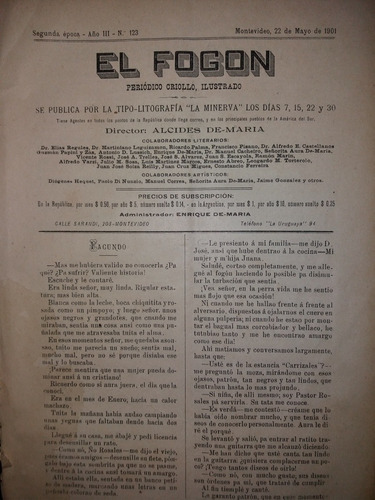 Revista 1901 Plano Grito Asencio Soriano Rito Castellanos  