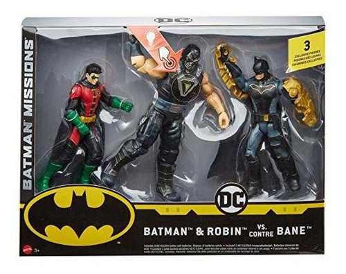 Misiones De Batman Batman Y Robin Vs. Bane Figures, Paquete | Envío gratis