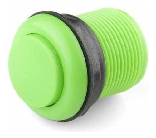 Boton Para Maquinita C/ Microswitch Color Verde 12v 10ma Rad