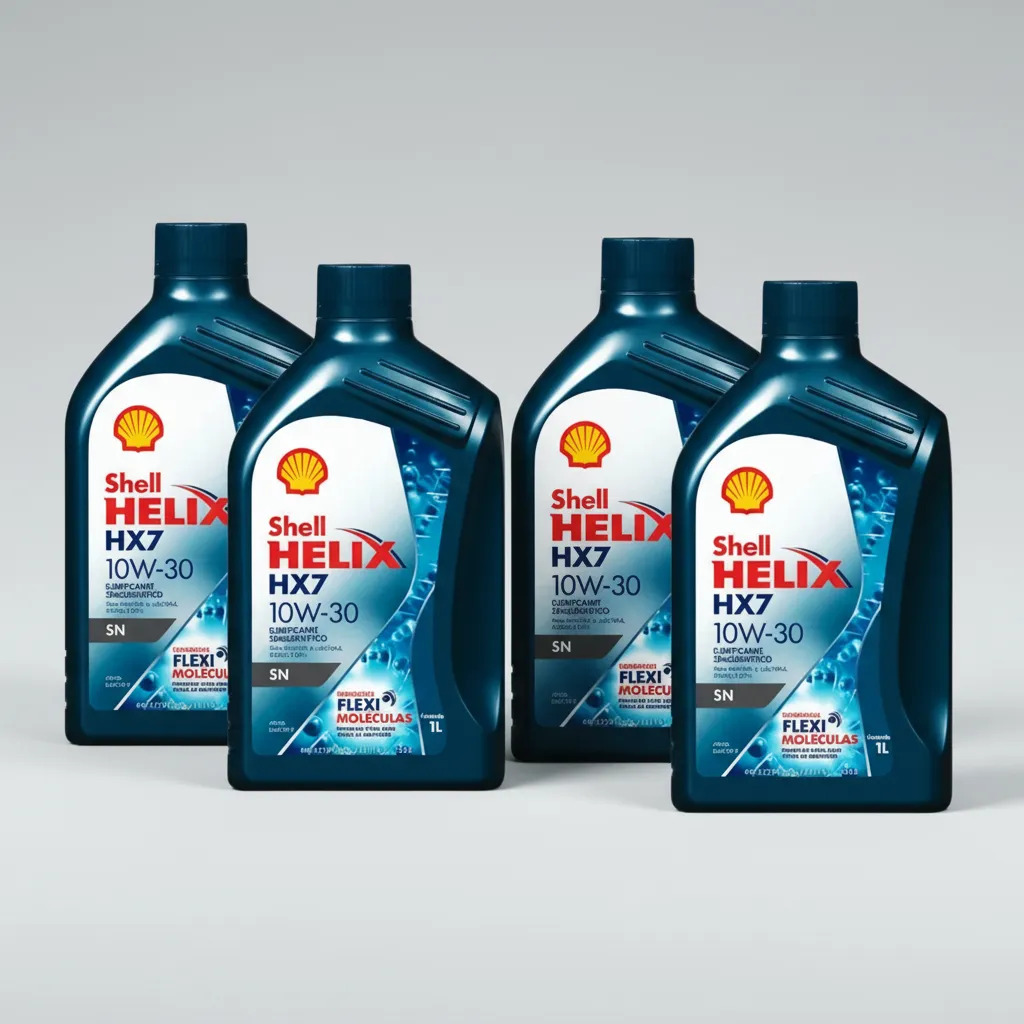 Kit 4 Litros Óleo Shell 10W30 Semissintético API SN