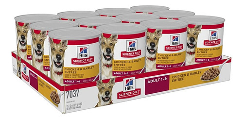 Alimento Perro Adulto Hill's Science Diet 12pzas De 369g