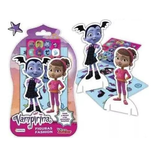 Figuras Fashion Stickers Tapimovil Vampirina Disney 