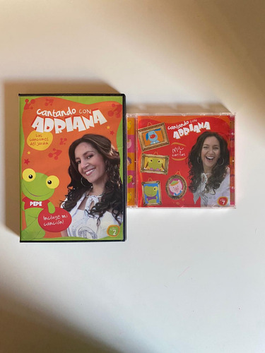 Pack De Cantando Con Adriana . Un Cd Y Un Dvd Original (Usado)