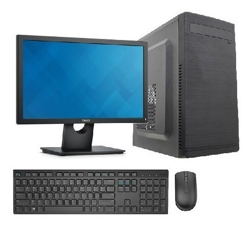 Computador Basico Com Monitor Dell + Teclado