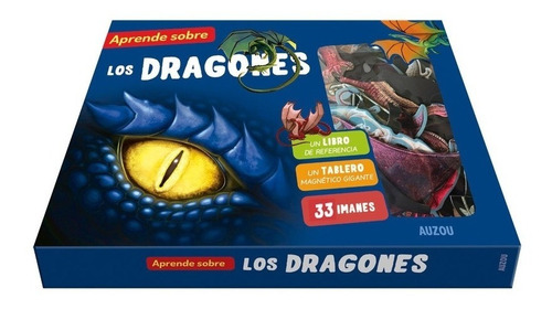 Libro + Tablero Con Imanes Aprende Sobre Los Dragones - Dgl