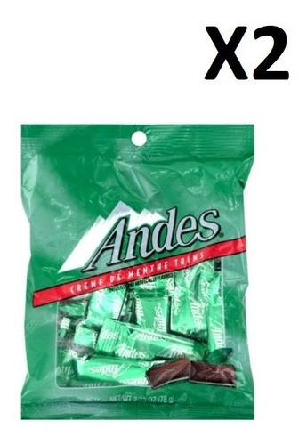Chocolate Mint Peg Bag 2.75 Oz  Andes