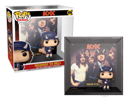 Funko Pop! 09 Acdc Highway To Hell Album Angus Young Candos 