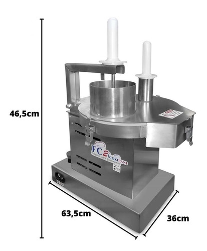 Imagem 2 de 7 de Multiprocessador De Alimentos Industrial Inox 6 Discos Fc2