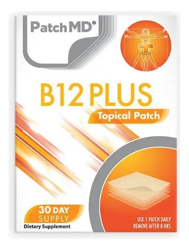 B12 Patch Parches Vitamin B12 Plus Pack 30 Piezas