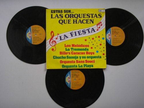 Lp Vinilo Las Orquestas Que Hacen La Fiesta Colombia 1980