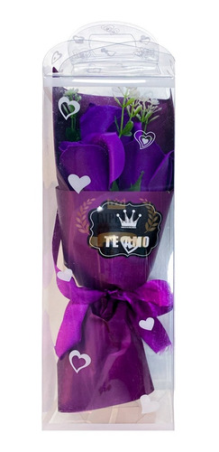 Imagen 6 de 6 de Caja De Rosas Bolso Regalo Para Mamá