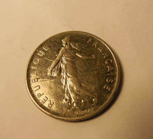 Moneda 5 Francos, Francia, 1993.