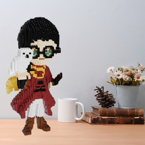 Harry Potter & Hedwig Figura Bloques Armables 3d Mini Blocks