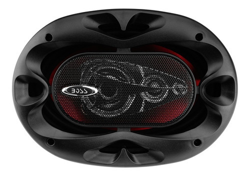 Parlantes 6x9 Boss Ch6940 500watts 4 Vias Color Negro