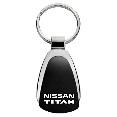 Llavero Forma De Lágrima Negra Nissan Titan Logo Auté...