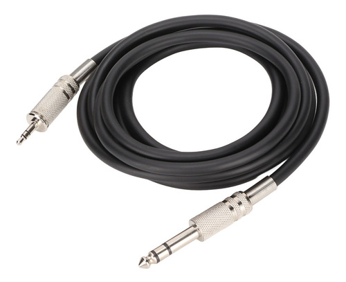 Imagen 2 de 10 de Cable De 6,35 Mm Macho A 3,5 Mm Jack Auxiliar Estéreo Profes