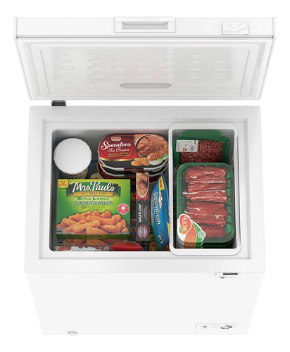 Congelador Horizontal Whirlpool Wcf2105q 141l -30c Dual Cool Color Blanco