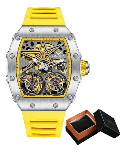 Reloj Mecánico Automático Onola On6829 Tourbillon