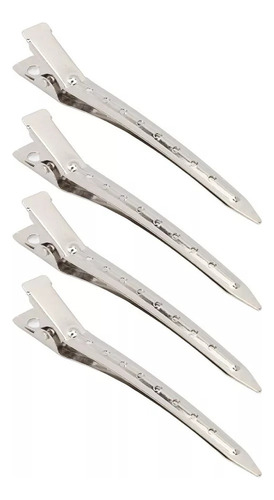 Pinzas De Metal Para El Pelo Con Pico De Pato, 100 Piezas, S