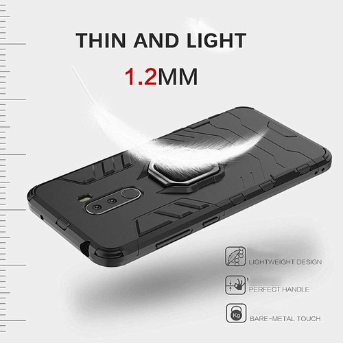 Funda Xiaomi Redmi Note 7 Pro Protector Soporte Metalico
