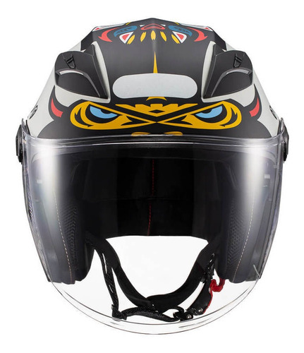 Imagem 2 de 4 de Capacete Aberto Texx Ugello Hunger Dupla Viseira Solar Moto