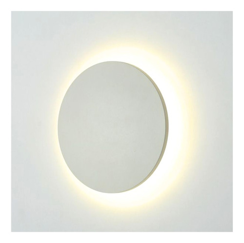 Aplique Led Circular Eclipse Decorativo Muro Pared 6w