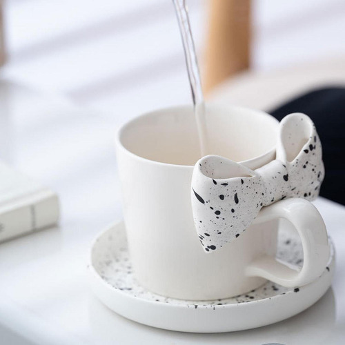 Taza De Café Taza De Cerámica Con Bandeja Taza Divertida