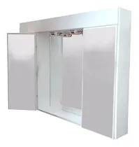 Comprar Botiquin Peinador Espejo Triptico 80 Cm Con Luz Laqueado