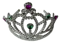 Comprar Kit 10 Tiaras Prata Princesas Infantil Para Fantasia