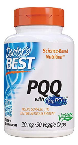 Doctor's Best Pqq With Biopqq, Non-gmo, Vegan, Gluten & Soy 