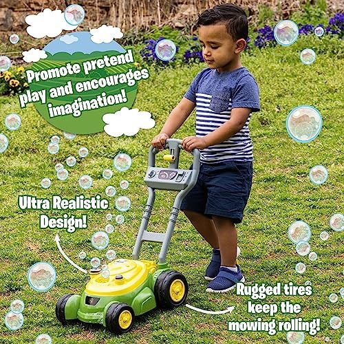Cortacésped John Deere Bubble-n-go - Cortacésped De Juguete