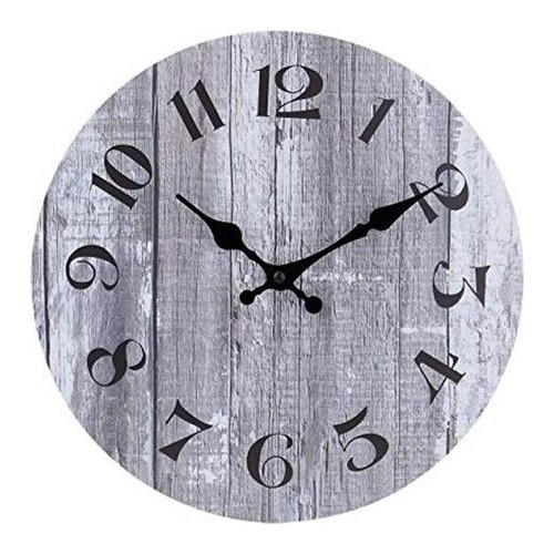 Jomparis Rustico Pais Toscano Reloj De Pared De Madera Sil