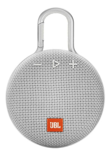 Imagen 1 de 2 de Parlante JBL Clip 3 portátil con bluetooth steel white