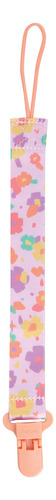 Nuby Pacifinder Clip Chupete Bebé Flores Lunares Paq 2 Mmg