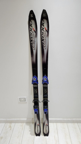 Esquíes Ski Salomon 1.59cm Fijaciones Rossignol Impecables!!