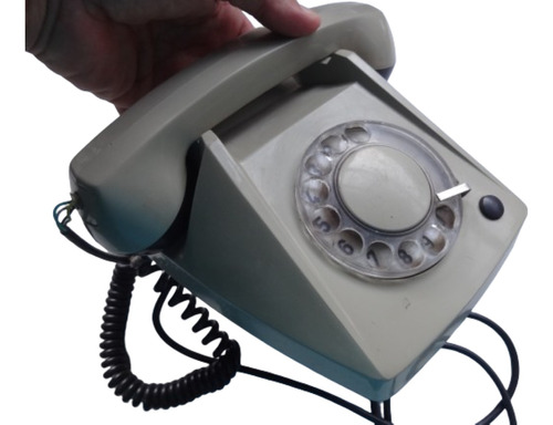 Telefono De Disco Antiguo Años 70 Tesla Checoslovaco 1969