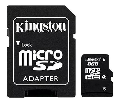 Tarjeta de memoria Kingston SDC4 con adaptador SD 8GB