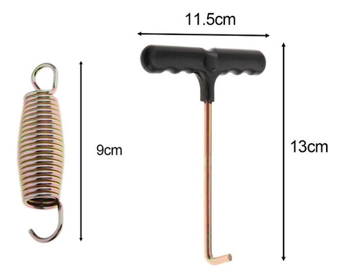 Resortes De Trampolín Con Herramienta De Primavera De 9 Cm.