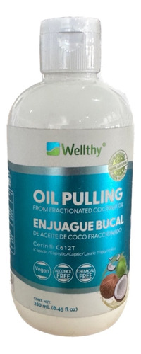 Wellthy Enjuague Bucal Aceite Coco Fraccionado 250ml