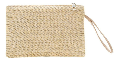 Cartera De Mano De Paja Con Sobres Para Boda, Verano Y Playa