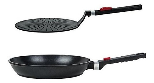 Masterpan Fatfree Fry Pan Wremovable Easyclick Drip Drop Pla