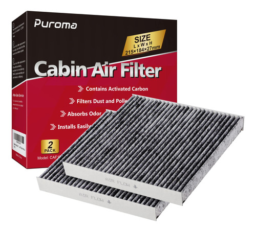 Puroma Filtro De Aire De Cabina Con Carbon Activado, Repuest