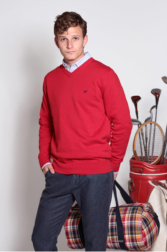 Sweater  Rojo Perro Marino