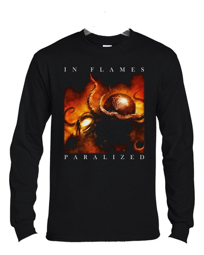 Polera Ml In Flames Paralized Metal Abominatron