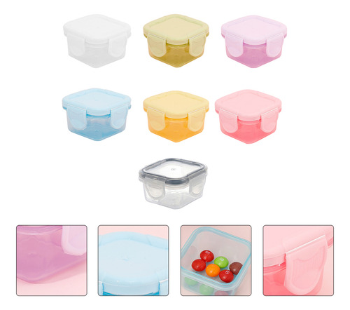 Recipientes Para Condimentos Con Tapa Para Frigorífico, 7 Un